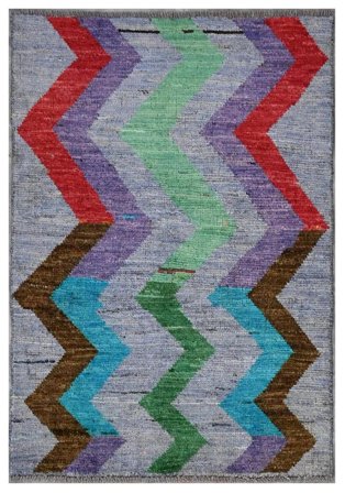 Moroccan Berber - Afghanistan 81X122 Dark Grey/Black Wool, Afghanistan