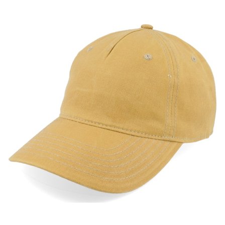 Richardson - Beis unconstructed Gorra - 436 Waxed Cotton Dark Tan Dad Cap @ Hatstore