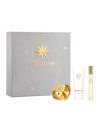 Paco RabanneRabanne Lady Million Set cont.: Eau de Parfum 50 ml (GH 446471) + Body Lotion 100 ml + Eau de Parfum 10 ml (for free) 1.0items