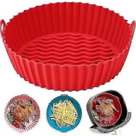 Airfryer silikonivuoka - Airfryer-leivontavuoka - Airfryer silikonikori - Airfryer-vuoka - Airfryer-tarvikkeet - Leivinpelti - Silikonileivontavuoat 