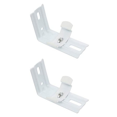 Veggmonteringsbraketter for fleksibel gardinskinne, bøybar gardinskinne, veggmonteringsutstyr, plastkappe hjørne