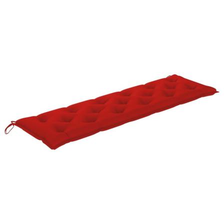 Vidaxl Bänkdyna För Trädgården Röd 180x50x7 Cm Tyg Röd