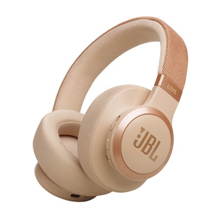 JBL - Hodetelefoner on & over-ear JBLLIVE770NCSAT Sand