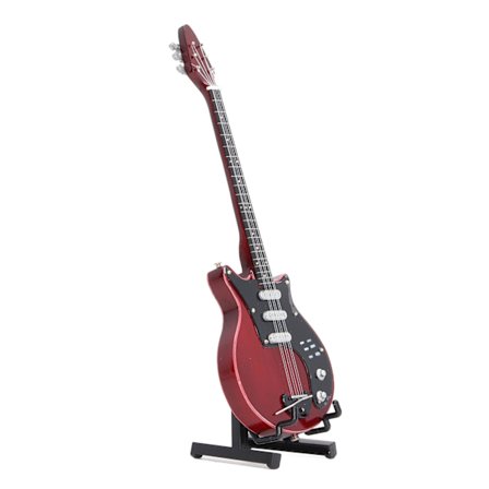 1 6 Miniatur Elektrisk Guitar Basswood Model Udsøgt Mini Instrument Ornament