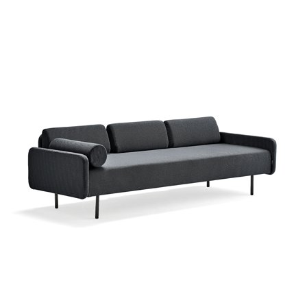 Sofa TRENDY, 3-Sitzer, Textilbezug anthrazit