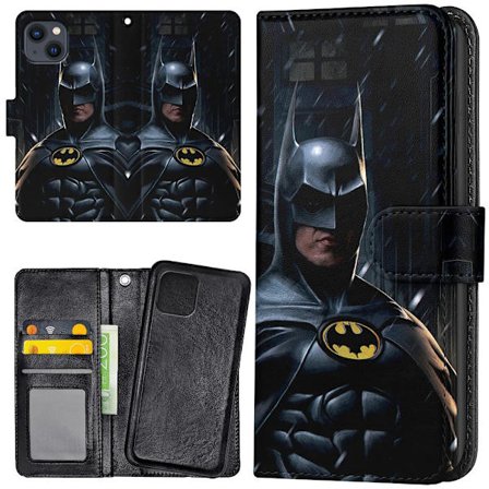 iPhone 14 Plus - Plånboksfodral/Skal Batman