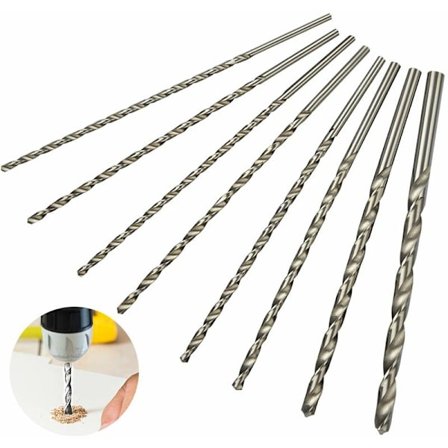 8cps 200mm Extra Long Borr Set, Diameter 4mm, 4.2mm, 4.5mm, 5mm, 5.2mm, 6mm, 8mm, 10mm