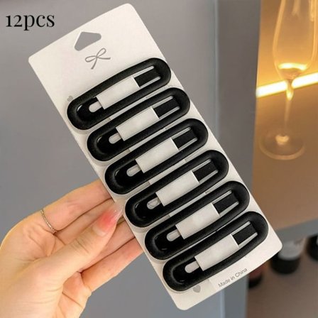 12 st/lot Alloy hårnålar Bobby Pins 3 3