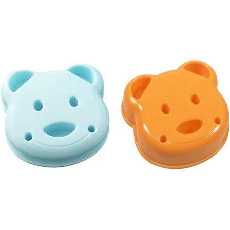 Frokost Bjørn Sandwich Form Brød Kjeks Lagingsverktøy Husholdningsform Prege Tilbehør Kake Blå oransje