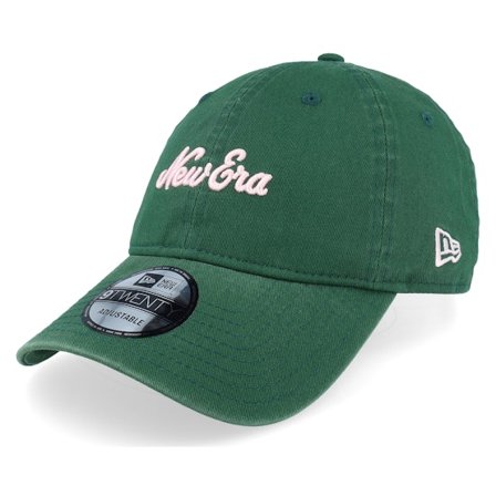 New Era - Green unconstructed Czapka Z Daszkiem - Midi Ne Essential 9TWENTY Dark Green Dad Cap @ Hatstore