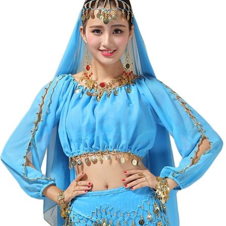 Mavedans Top Show Kostumer LAKE BLUE