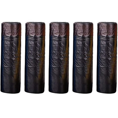 Biologisk nedbrytbare søppelposer, små søppelposer, resirkulerbare søppelposer, svart