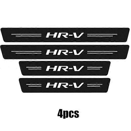Yleiskäyttöiset moottoriajoneuvon osat Honda HRV:lle 4 kpl hiilikuitu auton oven kynnys naarmuuntumisen estotarra kynnyssuojaliuska