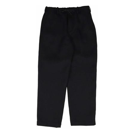 Dries Van Noten Cropped Loose Fit Sort, Herre Bukser