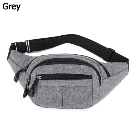 Midja Bröstpaket Crossbody Handväskor Grå