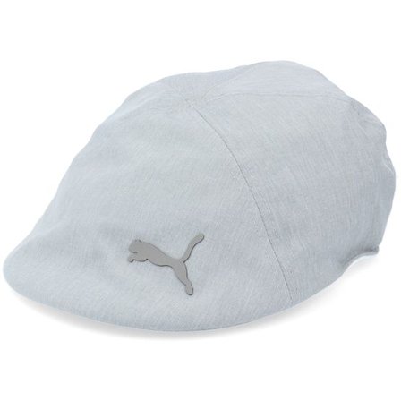 Puma - Grå flatcap Keps - Driver High Rise Flat Cap @ Hatstore