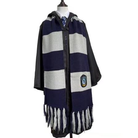 Harry Potter halsduk med pompom cosplay klänning - Ravenclaw
