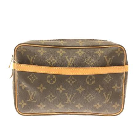 Louis Vuitton Vintage, Pre-owned Canvas pouches Bruin, Dames, Maat:ONE Size