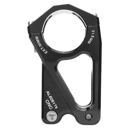 WAKE 31,8 mm 50 mm Mountainbike Aluminiumlegering Kort Stam Landsvägscykel Svart