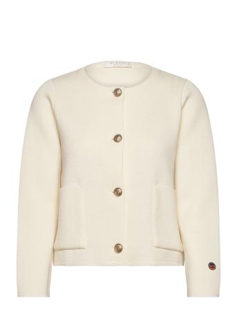 Macey Jacket Designers Knitwear Cardigans Cream BUSNEL
