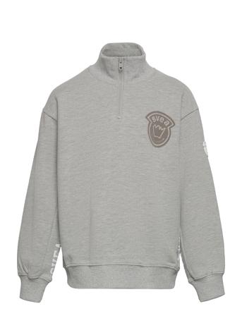 K. Half Zip Stripe Sweat Grey Svea