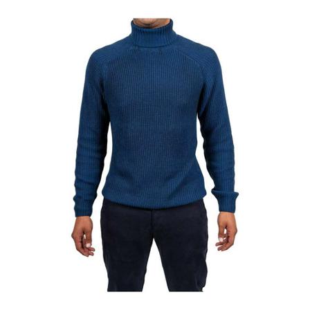 BomBoogie, Turtlenecks Blauw, Heren, Maat:L
