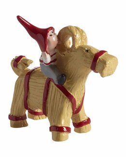 Dekoration Halmbock och Tusse Röd - Jul - Nääsgränsgården