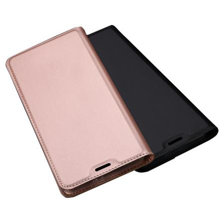 Stilrent Fodral Med Kortfack Dux Ducis - Samsung Galaxy S10e Roséguld
