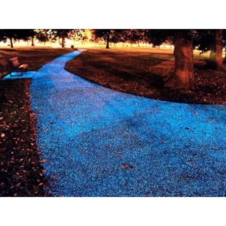 10 st Luminous Akvariesand Glöd I Mörkret Sand Ornament Dekorativ Sand Fisk Tank Dekoration Sten