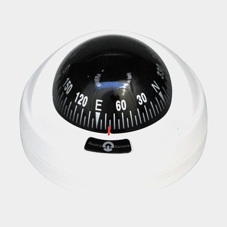Riviera kompass Aries 2½", vit