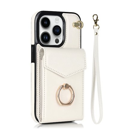 Lommebokdeksel i skinn med kortlomme kompatibel med mobiltelefondeksel