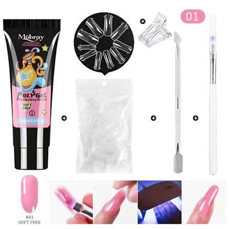 UV Nail Builder Nail Gel Polish Extension Acrylic Kit N12