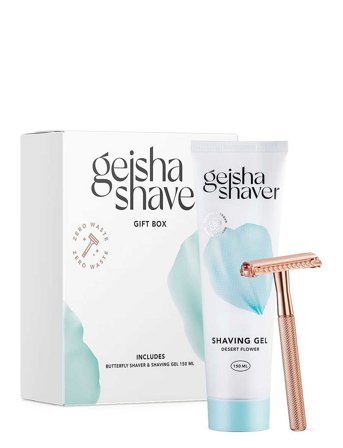Geisha Shaver Geisha Shaver Kit (Geisha Shaver Butterfly, Shaving Gel 150Ml) - Nude - ONE SIZE
