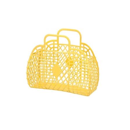Hulkurv Plast Oppbevaringskurv GUL Yellow