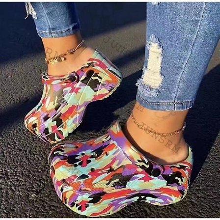 Små hål dam sandaler Söta tofflor