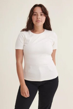 Ludmilla O-Neck Whisper White XL