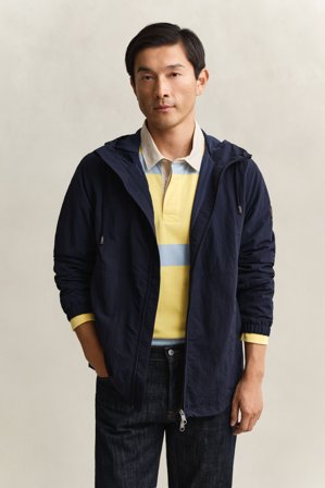 GANT Herren Windbreaker (XL) Marineblau