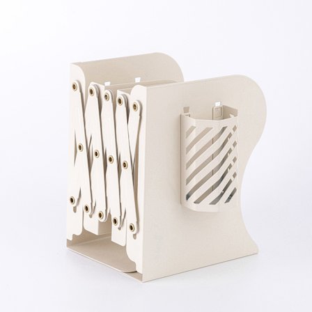 (Hvit)Bokstøtter Magasin Oppbevaringsholder Bokstativ Stativ Penn ,ZQKLA