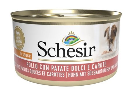 Schesir Pollo Con Patate Dolci E Carote Cibo Umido Cani Adulti