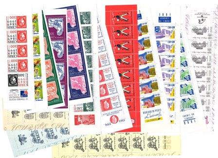 "Frankrig - 1986-2000 - Samling af postfriske hæfter"Frimærkets dag""