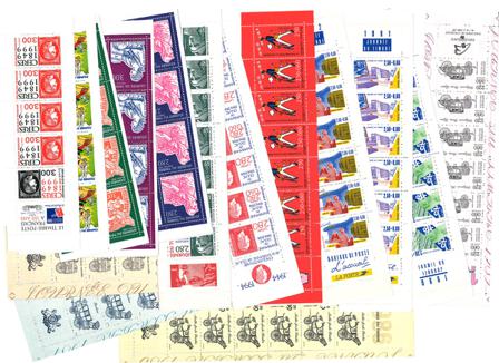 "Frankrig - 1986-2000 - Samling af postfriske hæfter"Frimærkets dag""