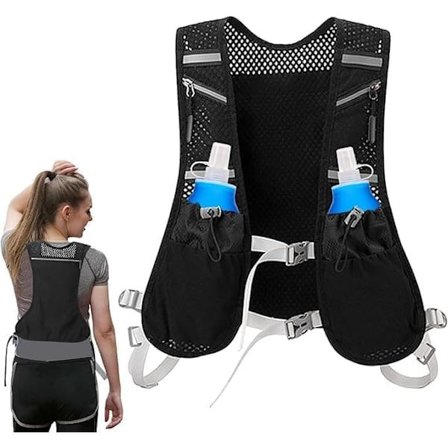 Hydration Pack / Löparväst med Reflekterande Design – Lätt & Bekväm för Löpning, Vandring, Cykling, Maraton