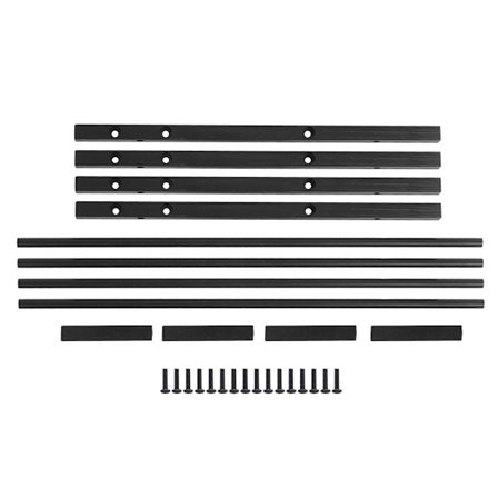 1.9 Tommer Simulations Hjulnav Dæk Hylde Dæk Opbevaringsstativ til TRX4/SCX10 1/10 RC Bil Sort