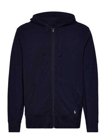 Cotton Blend-Sle-Top Tops Sweatshirts & Hoodies Hoodies Navy Polo Ralph Lauren Underwear