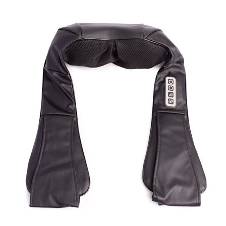 QLT Elektrisk nakkemassageapparat med infrarød – Shiatsu massagepude