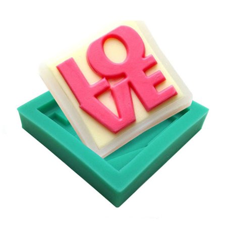 Rose Hjerte Leppe Silikonformer for Lys Såpe Laging Sjokolade Fondant Kake