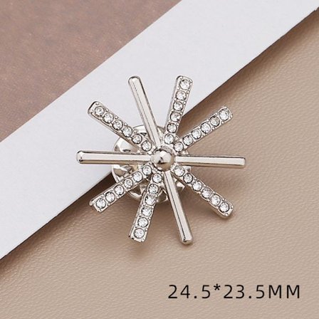 Rosettbrosch, damers exklusiva känsla, nischad nål, bröstblomma, exklusiva fasta kläder, kragnålstillbehör