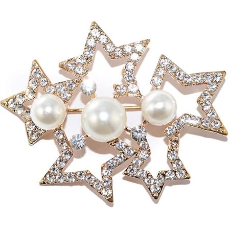 Broche Pins til Kvinder Victorian Style Vintage Smykker med Rhinestone Krystal Kunstig Perle til Bryllup Fest Gave