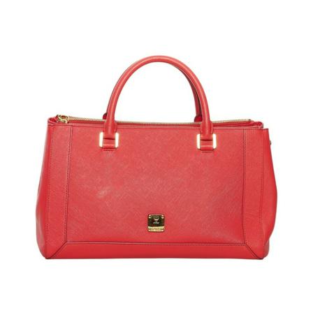 MCM Pre-owned HandTass , Rood , Dames , Maat: ONE Size Vintage Tassen