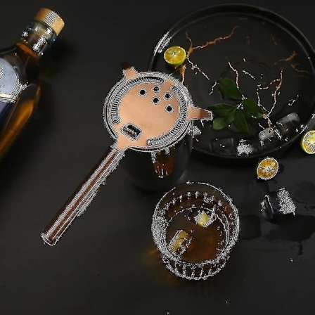 Bar Sil Cocktail Sil Rustfritt Stål Deluxe Sil Bar Verktøy 1stk